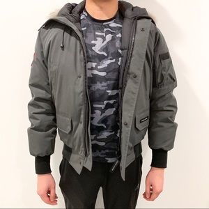 Men’s Canada Goose Grey Bomber Jacket